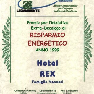 Hotel Rex Riccione Risparmio Energetico